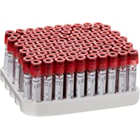 vacutainer vs368493 Suero Tubo- 13 mm de diámetro- 75 mm de largo- 2 ml de capacidad- color rojo (Pack de 100)